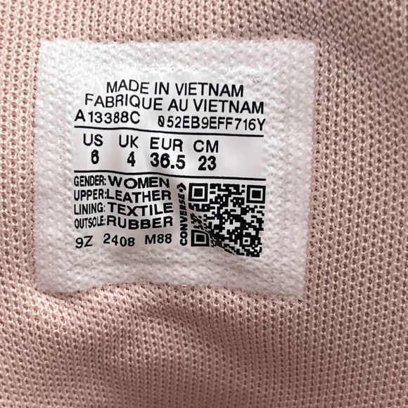 Converse Chuck Taylor  All Star Hi-Top Leather Platform Women 6 Vintage White - Picture 7 of 8